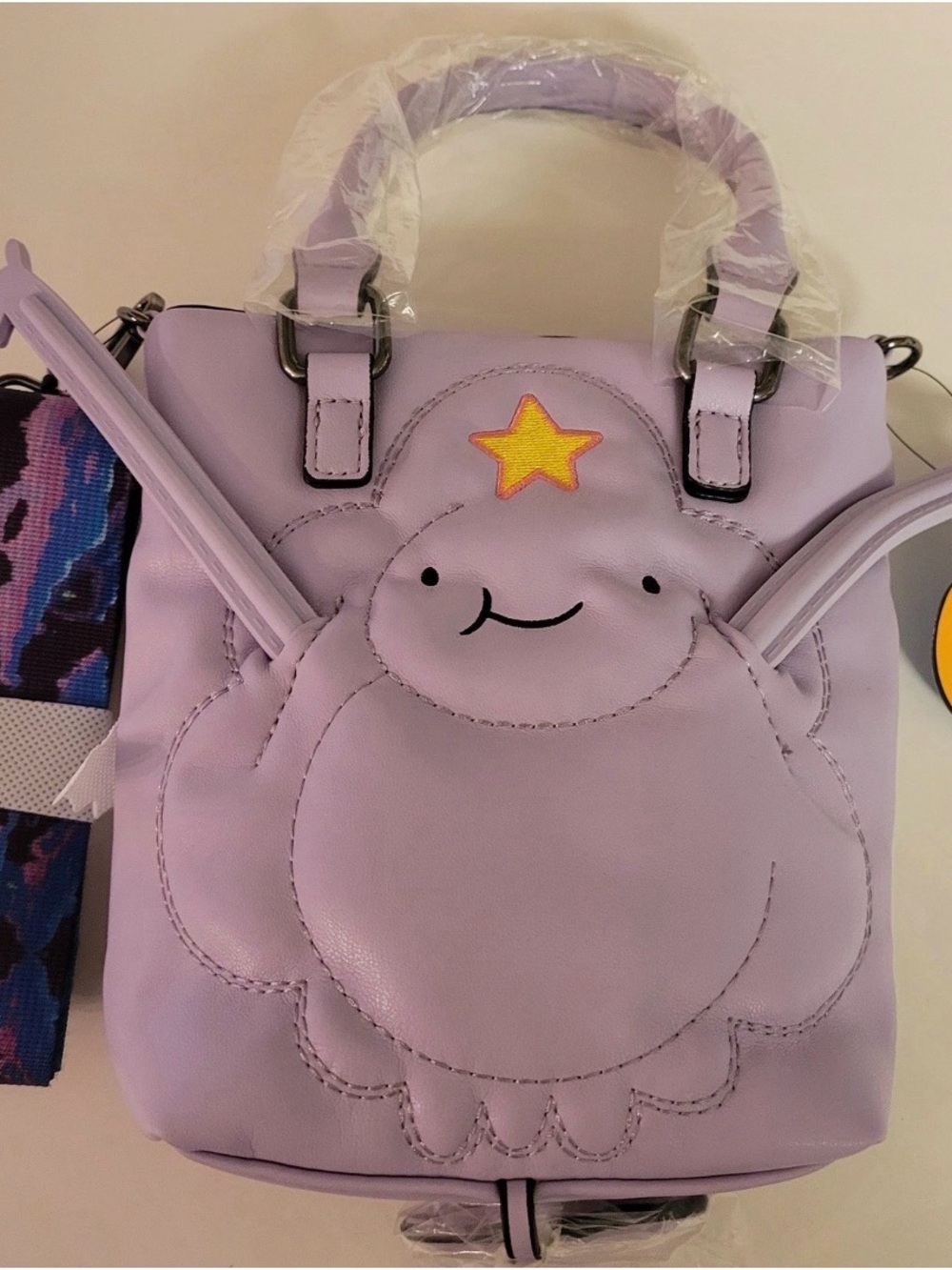 Boxlunch Adventure Time Space Princess Lumpy Purse Handbag Crossbody Mini Tote - Picture 8 of 13